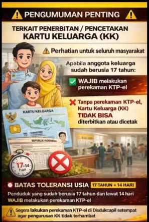 mengingat sangat Pentingnya perekaman KTP-el 